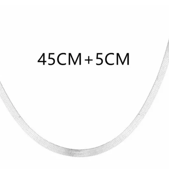 New Stainless Steel Snake Chain Statement Choker - Picture 6 of 6